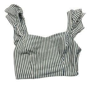 Reserved Stripped Crop Top